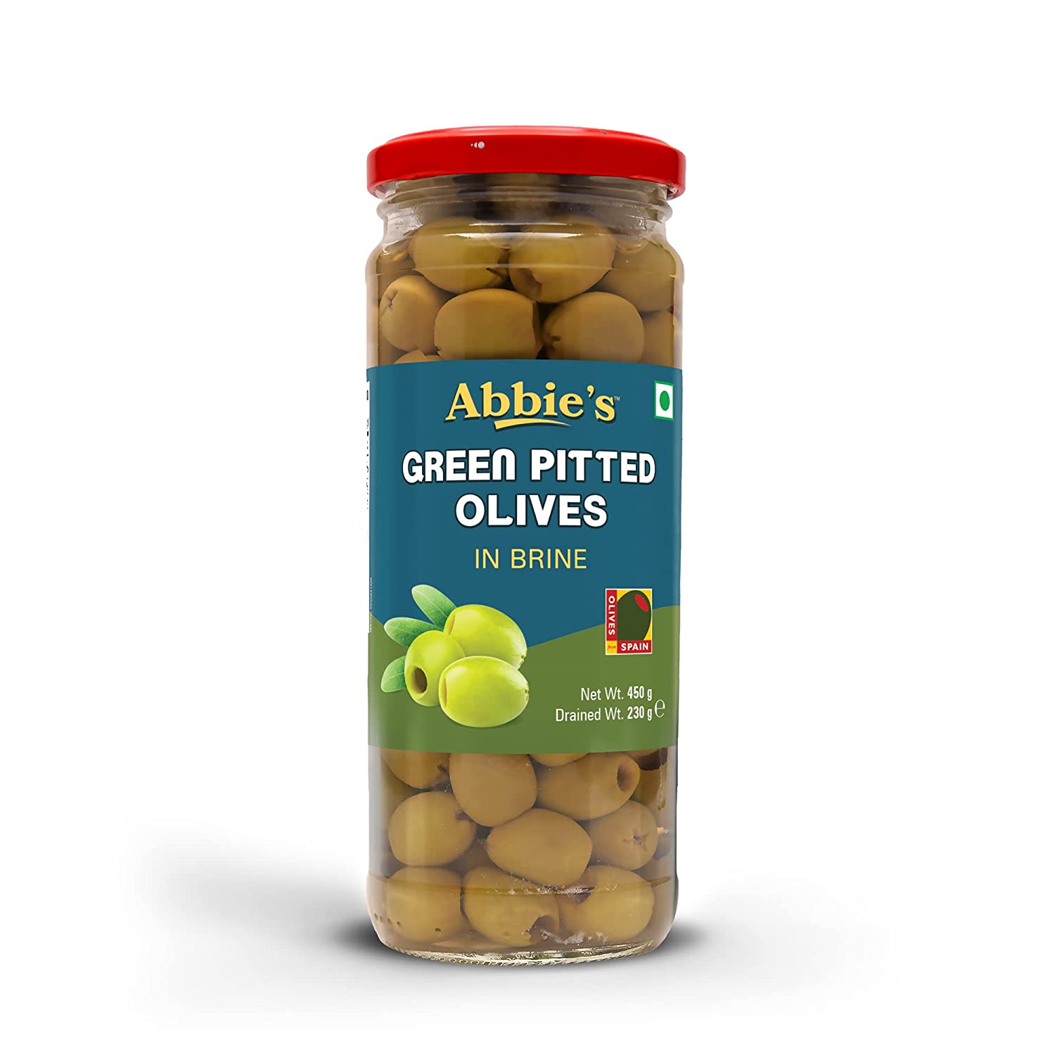 Abbies Green Sliced Olives 450gm